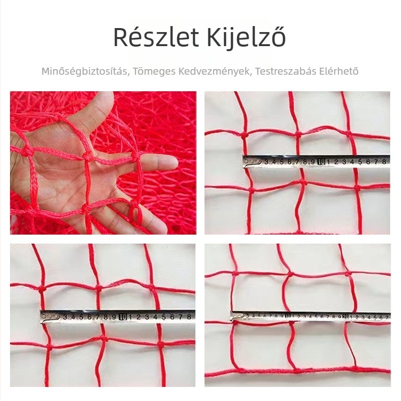 Sípálya kerítés háló magas sűrűségű polietilénből
