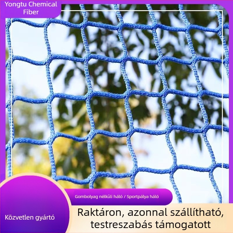 Hurkolásmentes nejlon biztonsági háló lépcsők, játszóterek és trambulinok számára