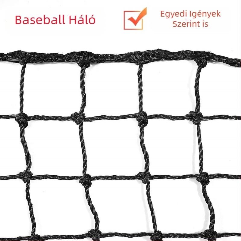 Kültéri kézilabda–baseball visszaverő háló, PE anyagból, edzés passzokra és ütésekre