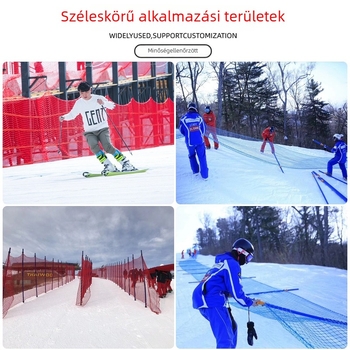 Személyre szabott síközpont védőháló, sípálya elválasztó háló, nagy sűrűségű síháló, leesés elleni védőrács