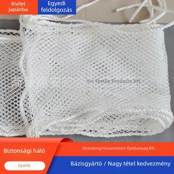 Nylon biztonsági háló építkezésekhez – tűzálló, magas helyekről történő zuhanás elleni védelem, erkélyre és lépcsőre
