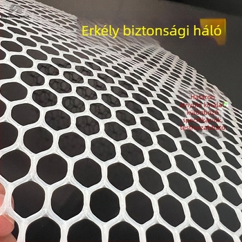 Polietilén sav- és lúgálló ablakkerítés háló tenyésztéshez, ablakzáró és erkélyvédő háló