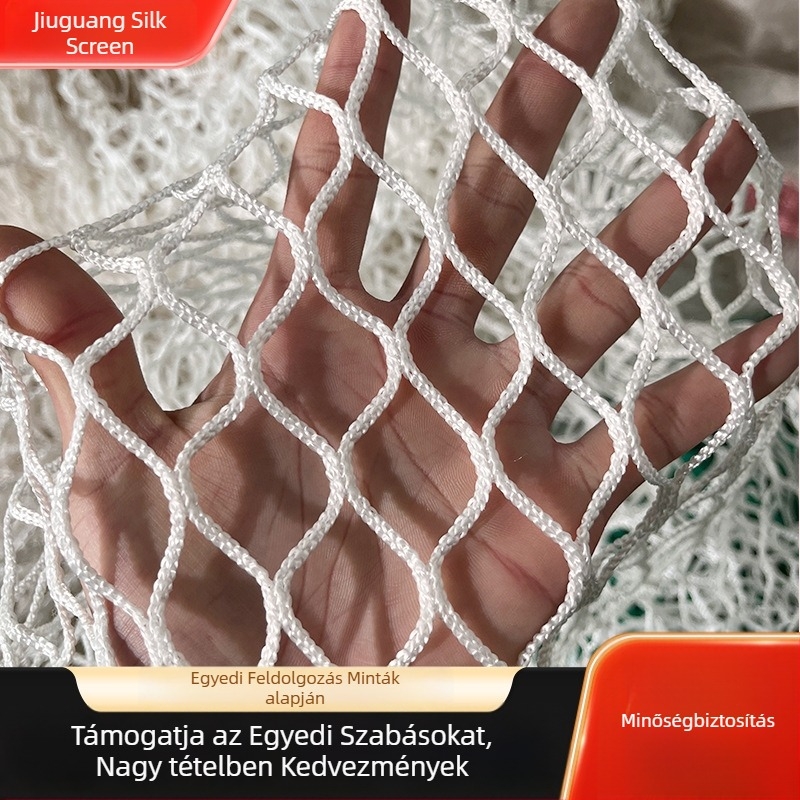 Kötés nélküli poliészter védőháló beltéri teniszpályákhoz és badminton arénákhoz – izoláció, esés elleni védelem, kötélháló