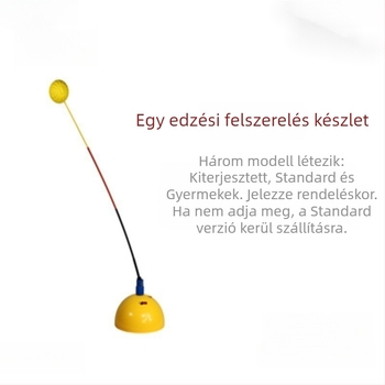 Egyszemélyes tenisz edző rögzített állvánnyal – tartós ütésgyakorlás egy személyre