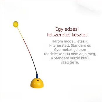 Egyszemélyes tenisz edző rögzített állvánnyal – tartós ütésgyakorlás egy személyre