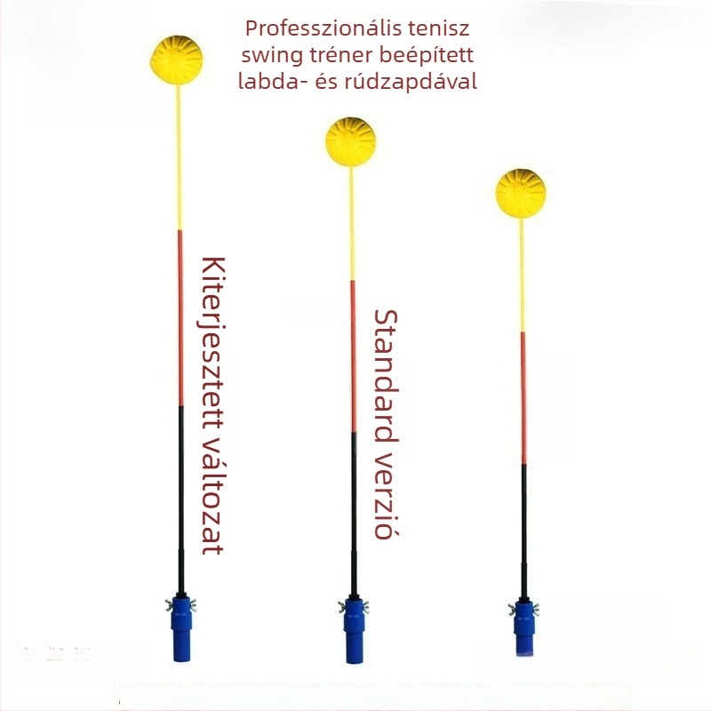 Egyszemélyes tenisz edző rögzített állvánnyal – tartós ütésgyakorlás egy személyre