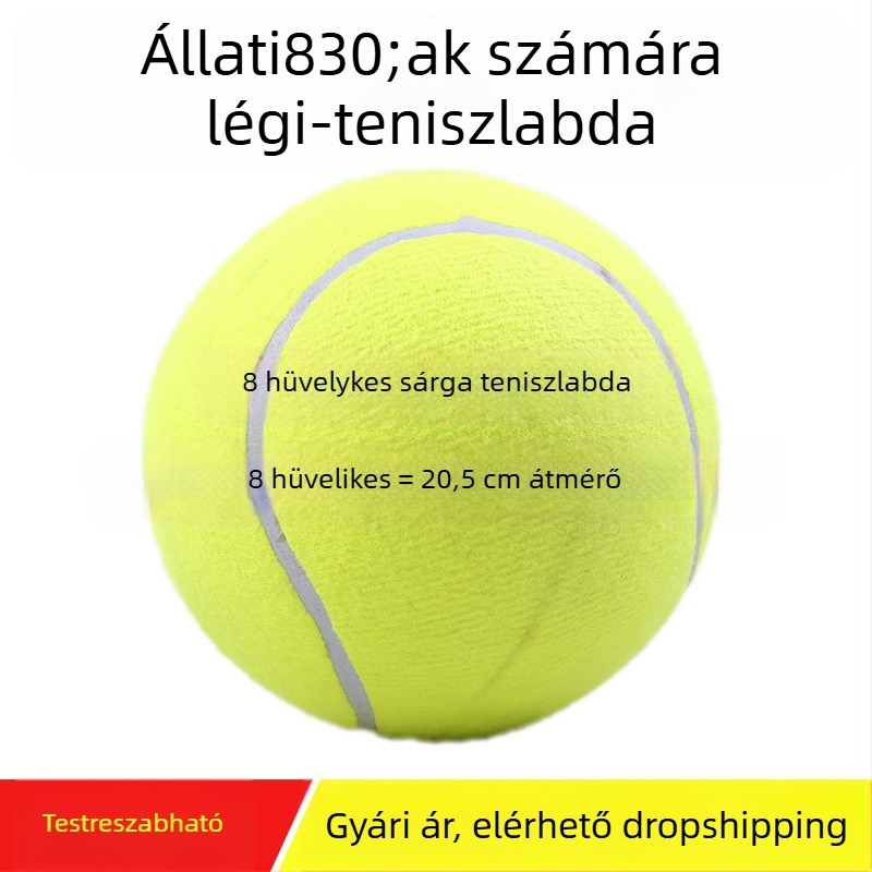 Felfújható gumilabda nyomtatott logóval asztaliteniszhez