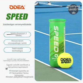 Teniszlabda — gazdaságos, kopásálló edzésre, kezdőknek, gumi anyagból