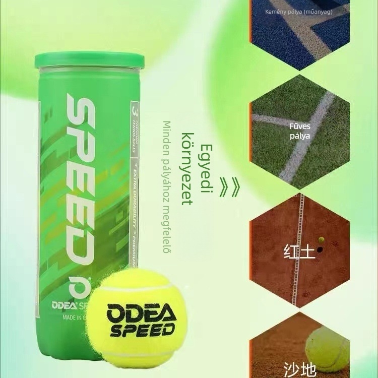 Teniszlabda — gazdaságos, kopásálló edzésre, kezdőknek, gumi anyagból