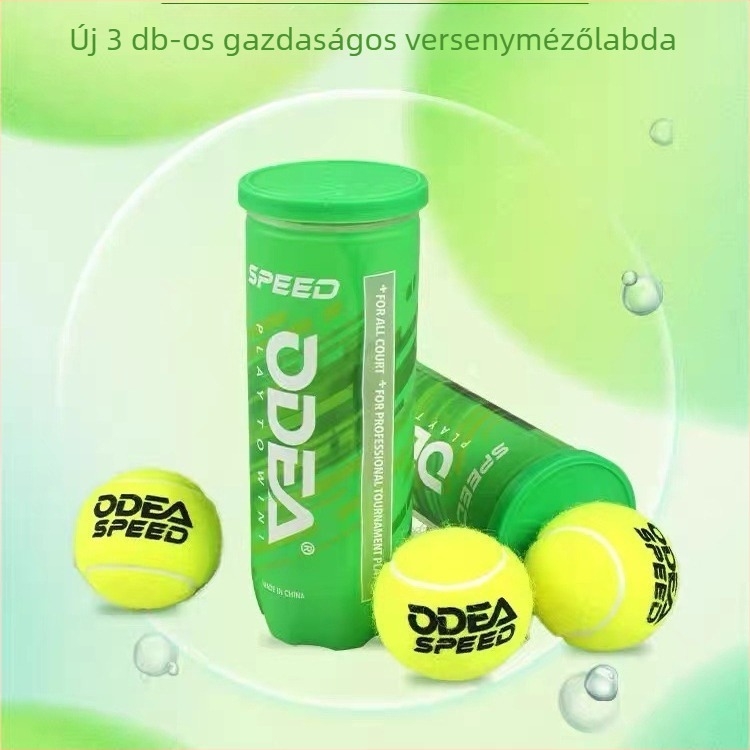 Teniszlabda — gazdaságos, kopásálló edzésre, kezdőknek, gumi anyagból