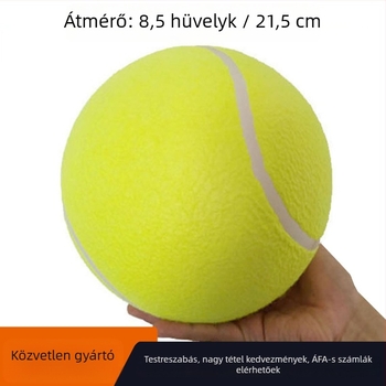 Huangshan Felfújható teniszlabda játék kutyáknak, anyagból gumi és gyapjú, logónyomás, testreszabott feldolgozás, cikkszám 09