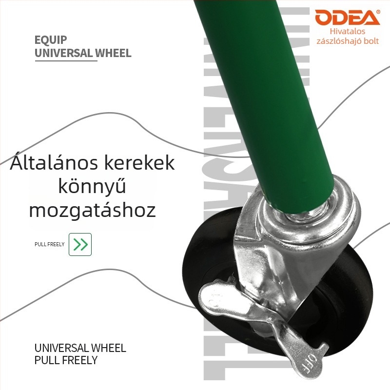 Odea összecsukható, hordozható rozsdamentes acél teniszedző keret, labdagyűjtő keret, 260 darabos készlet