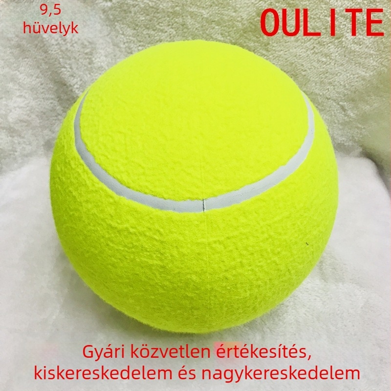 OULITE márkájú felfújható nagy teniszlabda háziállatoknak — gumi, nyomtatott logó, testreszabható, tenisz