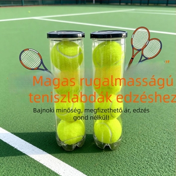 Tenisz edzéslabda, gumi, egyedi logó nyomtatás, testreszabás, termékkód 058, Yiwu