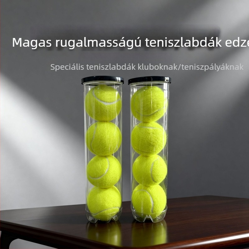 Tenisz edzéslabda, gumi, egyedi logó nyomtatás, testreszabás, termékkód 058, Yiwu