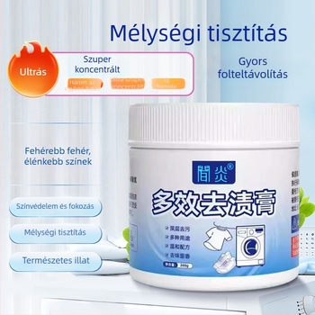 Többfunkciós folteltávolító krém ruhákhoz és fehér/hálós cipőkhöz, 260 g