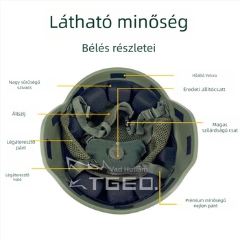 Kerékpáros sisak ABS anyagból, uniszex, felnőtteknek, márka Wilderness Wolf Heaven