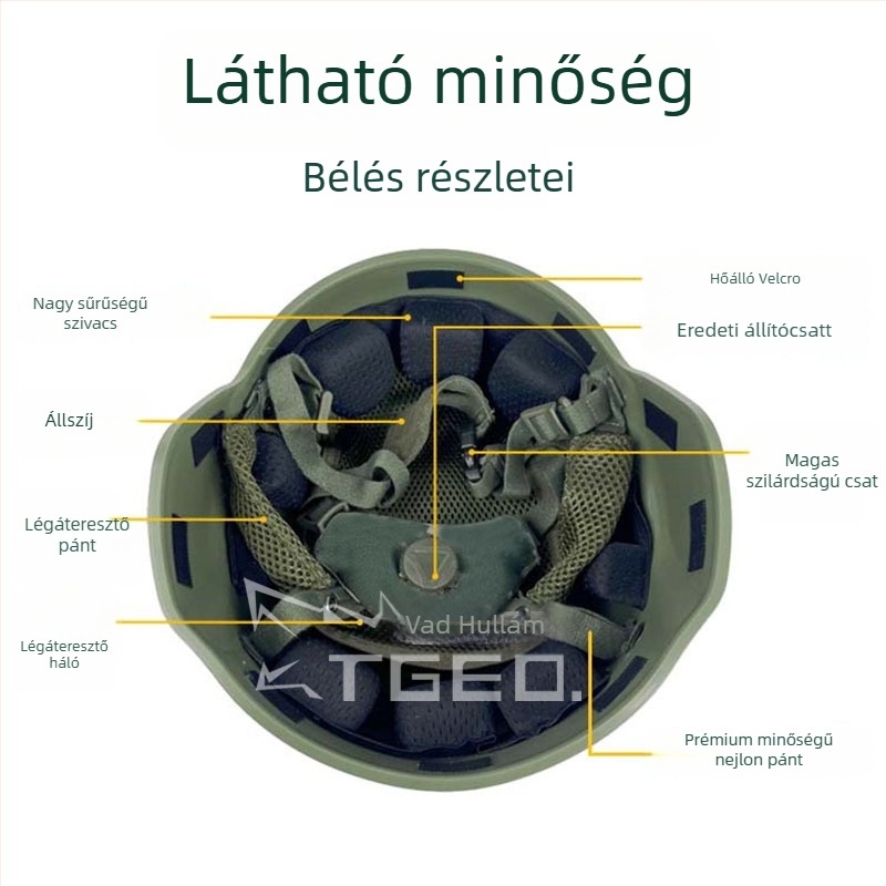 Kerékpáros sisak ABS anyagból, uniszex, felnőtteknek, márka Wilderness Wolf Heaven