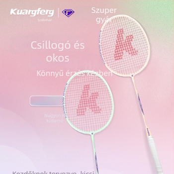 Gale tollaslabdaütő – K1314, vasötvözet keret, 75–79 g tömeg, G5 fogás, nylon húrok, kettős használatra edzésre és versenyre