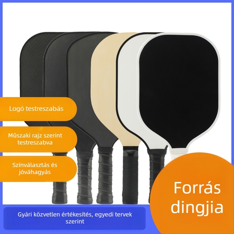 FYFUL Pickleball ütő készlet poplar kerettel és fiber silk húrokkal, pickleballhez és beach-teniszhez