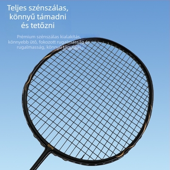 Spake tollaslabda ütő, karbon váz, tömeg 75–79 g, markolat vastagsága G5, tengely keménysége mérsékelt