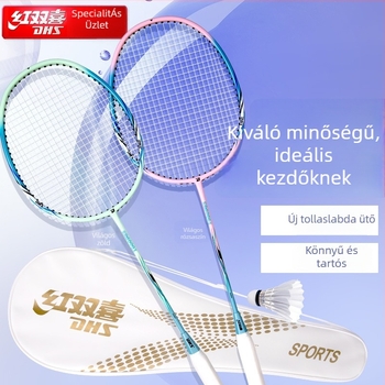 DHS tollaslabda ütő, 2 darabos készlet, nylon húrok, súly 95–100 g, közepes merevség