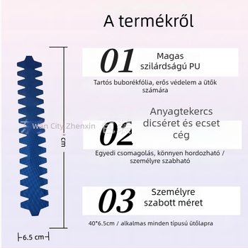 Teniszütő fejvédő matrica, PU anyag, Zhensen márka, testreszabható, jogosult magánmárka