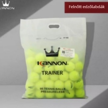 Kanglong tenisz edzés labdák — gumi, 48 darabos készlet, teniszhez