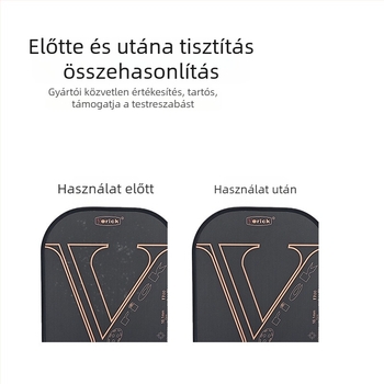 Racket gumis tisztító logóval – testreszabható teniszhez