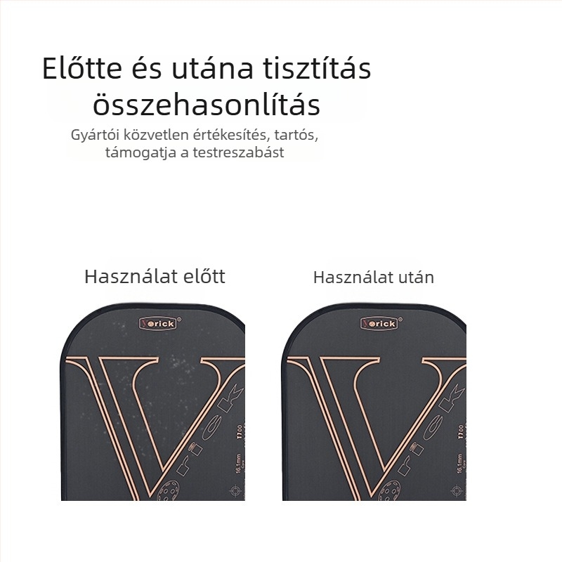 Racket gumis tisztító logóval – testreszabható teniszhez