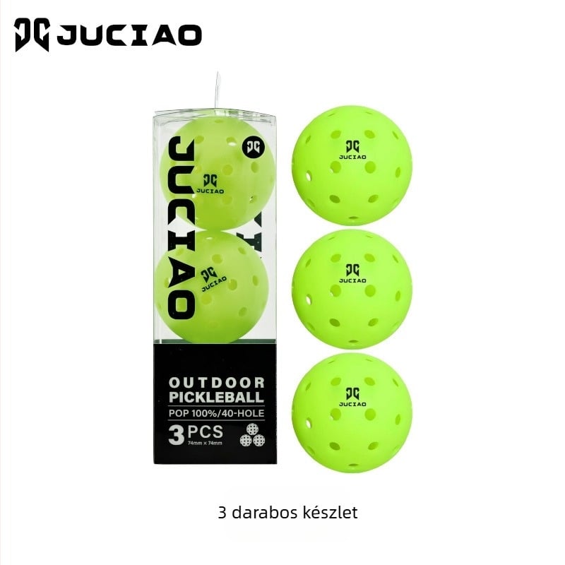 PVC pickleball labda, forgó-formázás és injekciós formázás, belső vagy külső használatra, márka Juciao