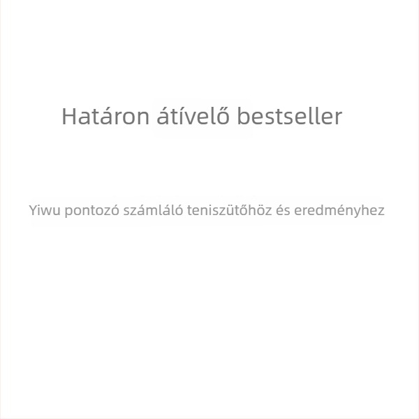 Hordozható teniszütő pontszámláló – ABS, Kód 23, Szabványos formátum, Nincs feldolgozás, Tenisz