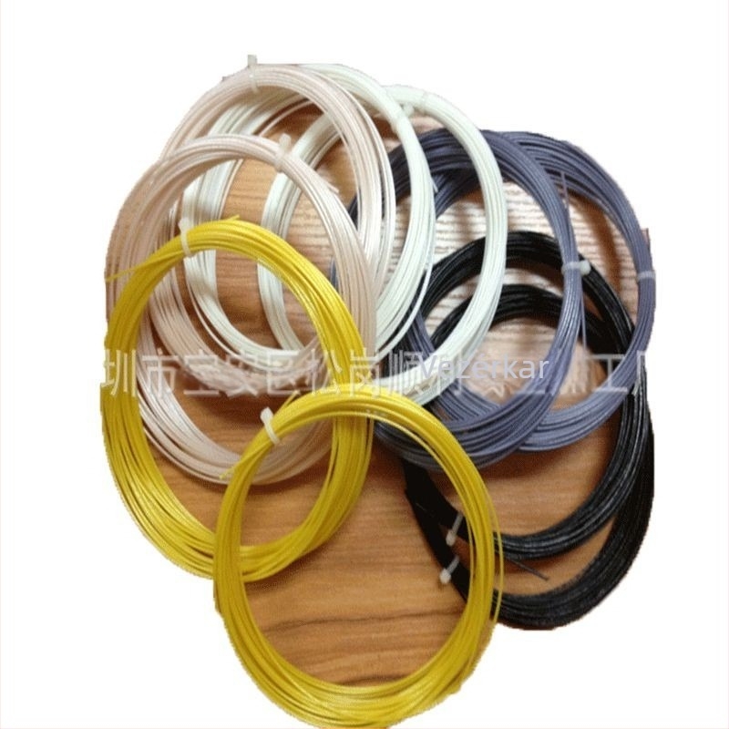 Poliészter teniszütő húrok, Dice márka, 12 m × 1,25 mm, asztaliteniszhez