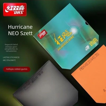 Double Happiness NEO fordított ragasztó asztalitenisz gumik, 3 részes készlet