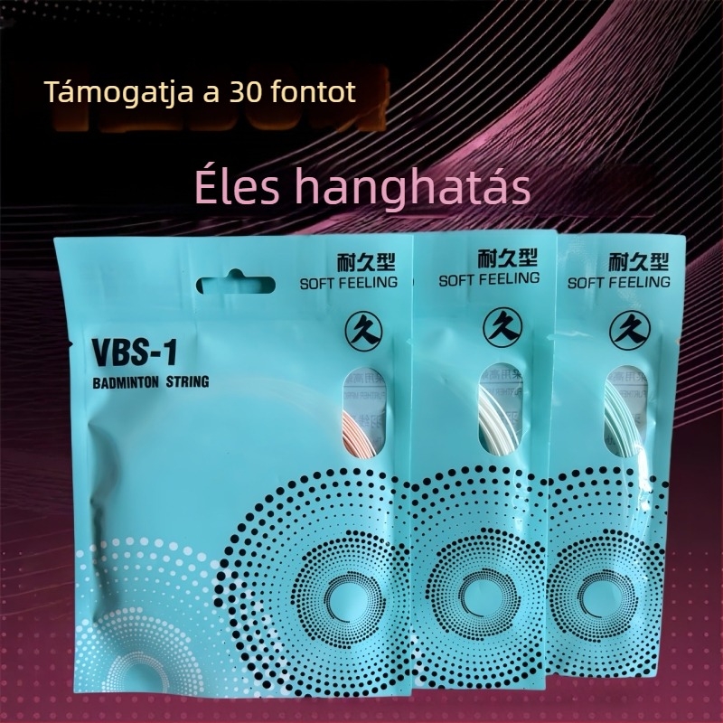 Ütőhúr tollaslabdához – gyanta-nylon kompozit, erős anyag tollaslabdához és asztaliteniszhez