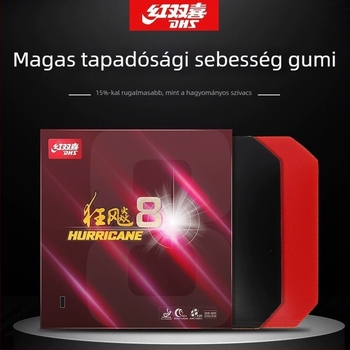 Asztalitenisz gumi – DHS (Double Happiness), tapadásgátló, alkalmas asztaliteniszre és tollaslabdára
