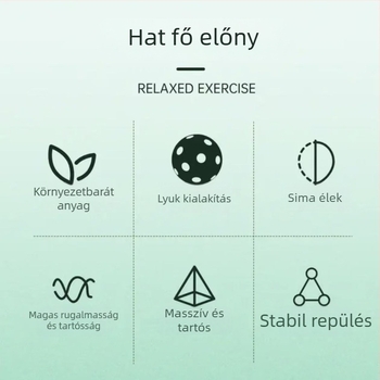 Double Happiness DHS 4 darabos pickleball labda készlet, 40 lyuk, PE anyag