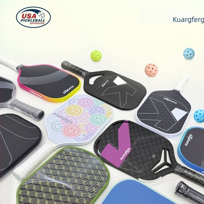 Szénszálas pickleball ütő testre szabható súllyal, testre szabható márkával és Kawasaki OEM