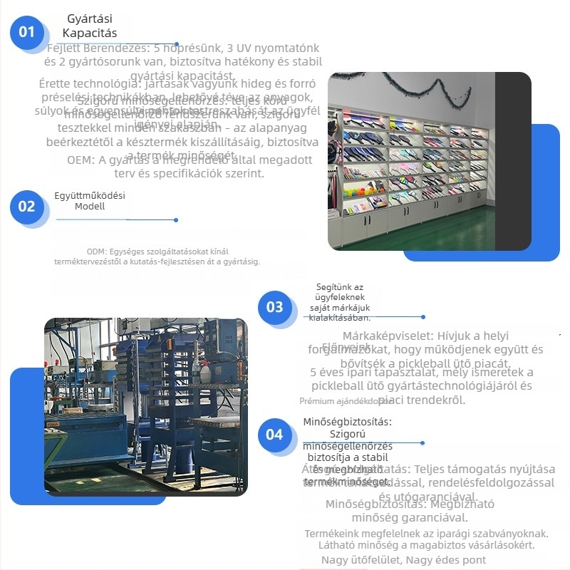 T700 szénszálas pickleball ütő, hőpréselt belső maggal, negyedik generáció