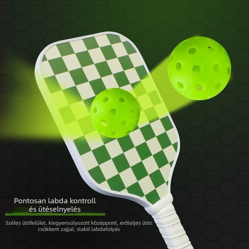 Neutral üvegszálas pickleball ütő készlet, PP honeycomb core, 228 g