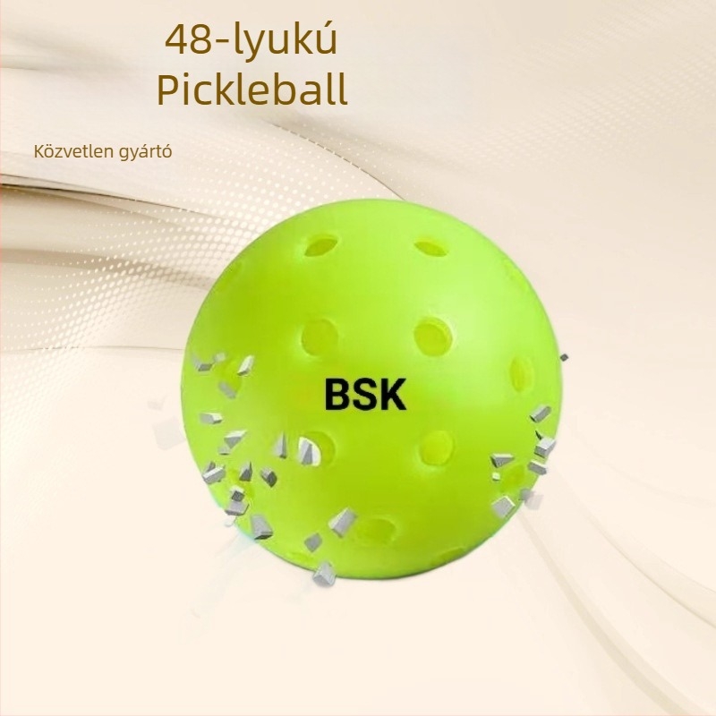 BST pickleball labda | PE anyag, 48 lyukú, tömeg 26 g