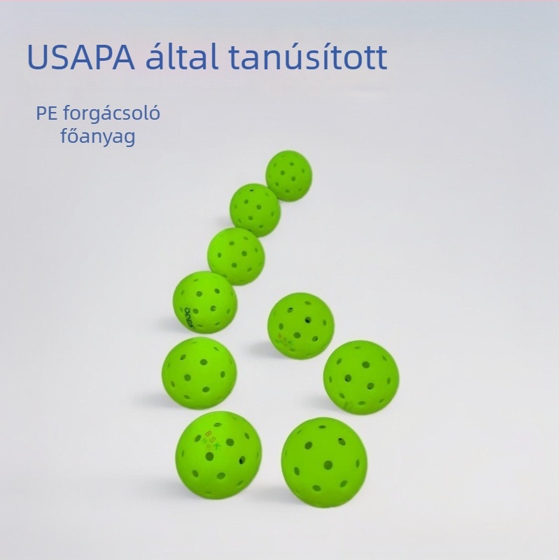 BST pickleball labda | PE anyag, 48 lyukú, tömeg 26 g