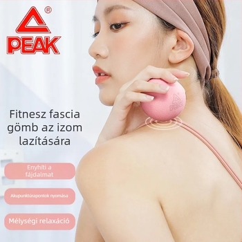 Peak Fascia Massage Ball – jóga labda; Anyag: TPE; Súly: 145 g; Átmérő: 60; Nincs felpumpálva