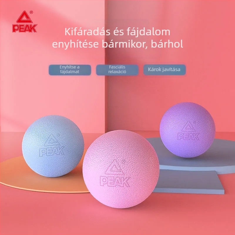 Peak Fascia Massage Ball – jóga labda; Anyag: TPE; Súly: 145 g; Átmérő: 60; Nincs felpumpálva
