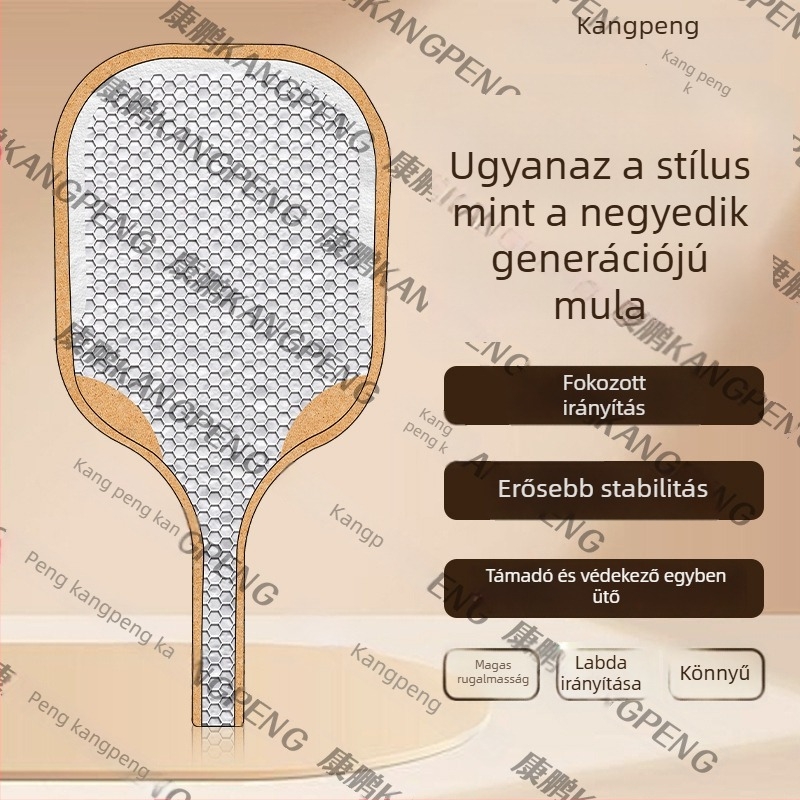 Asztalitenisz ütő karbon szálas belső maggal, USAPA tanúsítvány, 225 g, Kangpeng