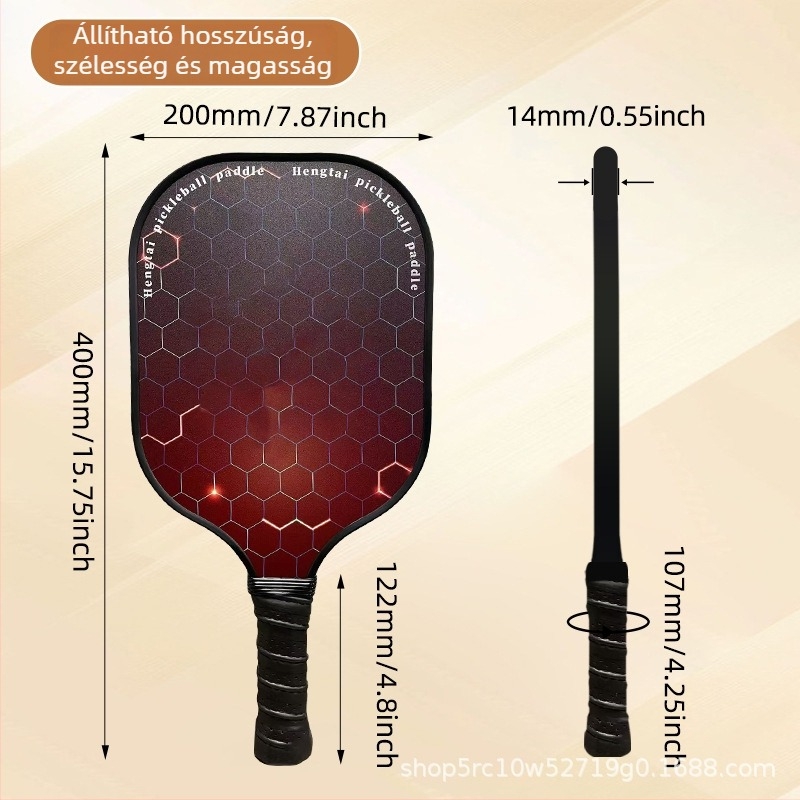 Asztaliteniszütő T300 üvegszálas, 235 g, Márka: Customizable Logo