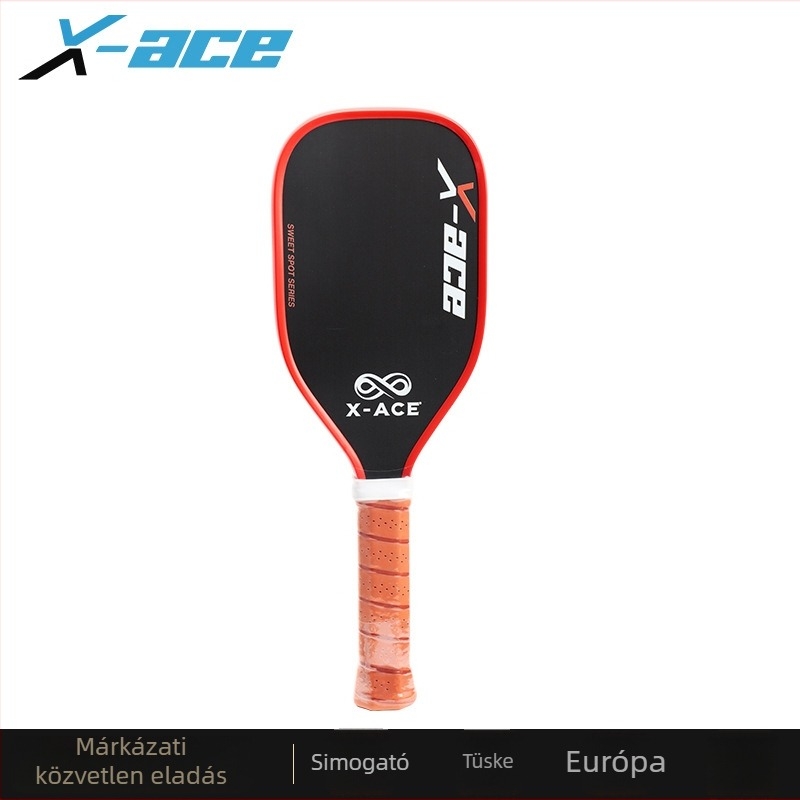 X-ACE szénszálas pickleball ütő PP méhsejt maggal professzionális edzéshez