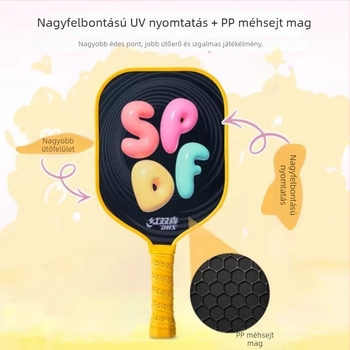 Double Happiness DHS Bubble Pop Pickleball Ütő – Üvegszerű szén, 230 g