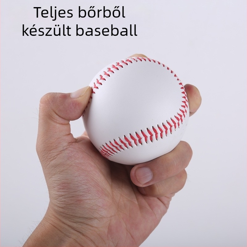 Baseball edzőlabda – tehénbőr (első réteg), gumimagos; Márka Yicen; Kategória: Baseball; 0–3 éves korosztálynak megfelelő; 3C konfigurációs kategória: felfújható játékok 14 éves kor alatt
