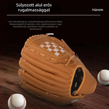 Baseball ütőkesztyűk, vastag PU utánzatbőrrel, felnőtteknek és serdülőknek dobóknak (PU; univerzális használat; eredet: Guangdong; kategória: Baseball)